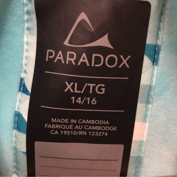 PARADOX Girl’s Spring Jacket with Hood - Picture 3 of 9
